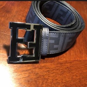 Black Fendi Belt Size 36
